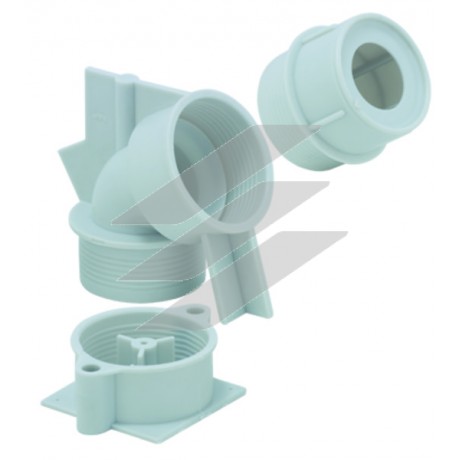 Перехідник стіна-стеля ROK 1-S в наборі, кут повороту 30°, для труб М20, Spelsberg